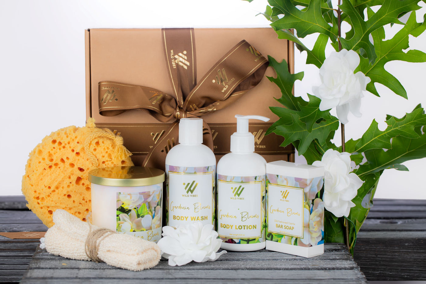 Gardenia Blooms Luxury Gift Box