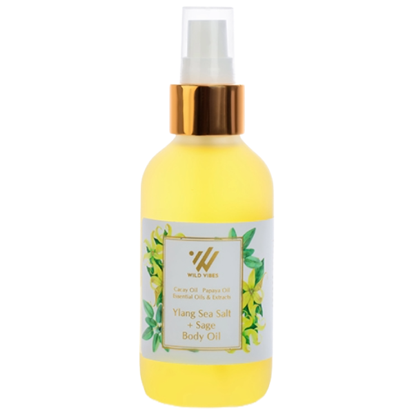 Ylang Sea Salt + Sage Body Oil