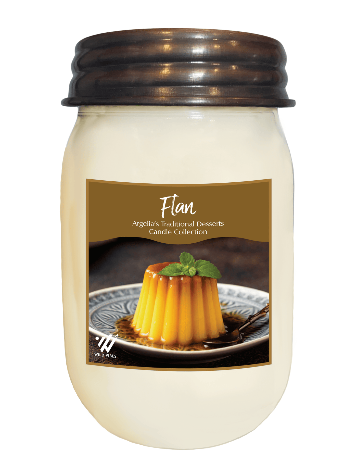 Flan Soy Candle - Wild Vibes Home & Body