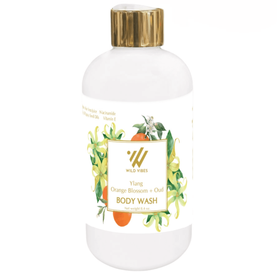 Ylang Orange Blossom + Oud Body Wash - Wild Vibes Home & Body