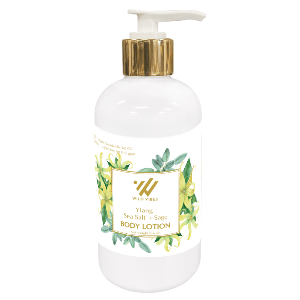 Ylang Sea Salt + Sage Body Lotion - Wild Vibes Home & Body