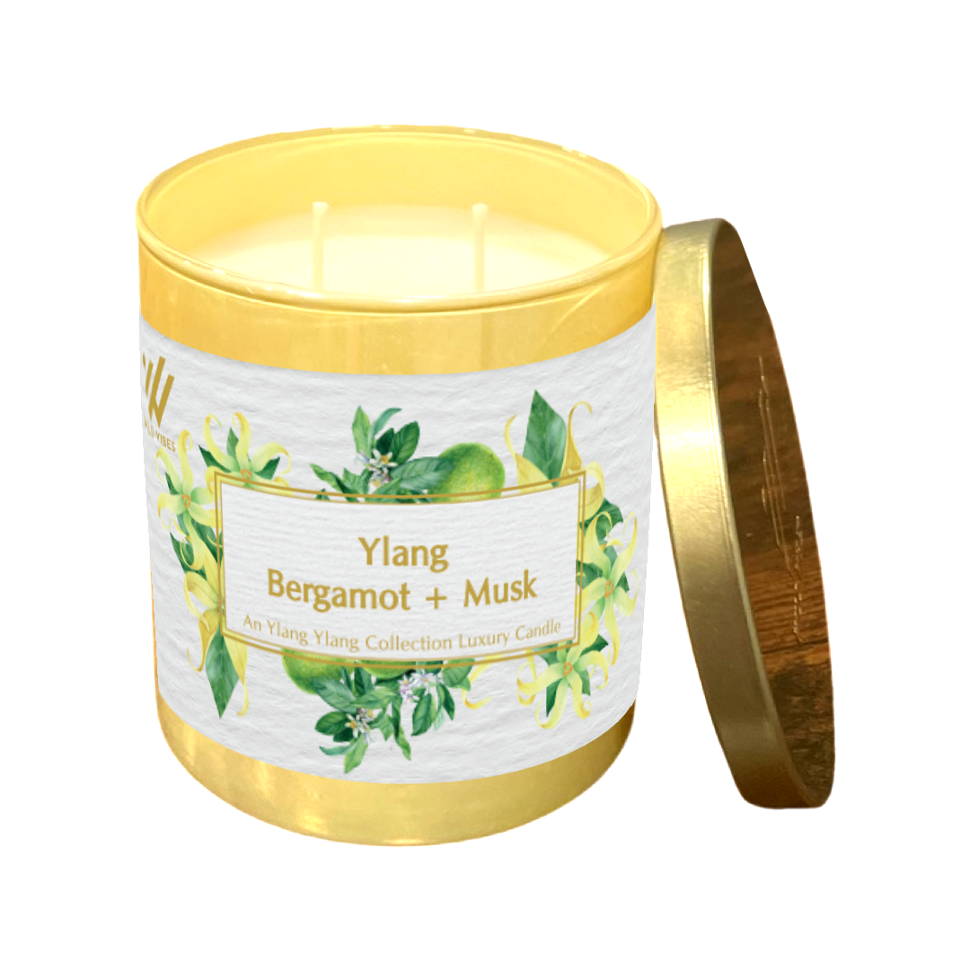 Ylang Bergamot + Musk Coconut Soy Candle