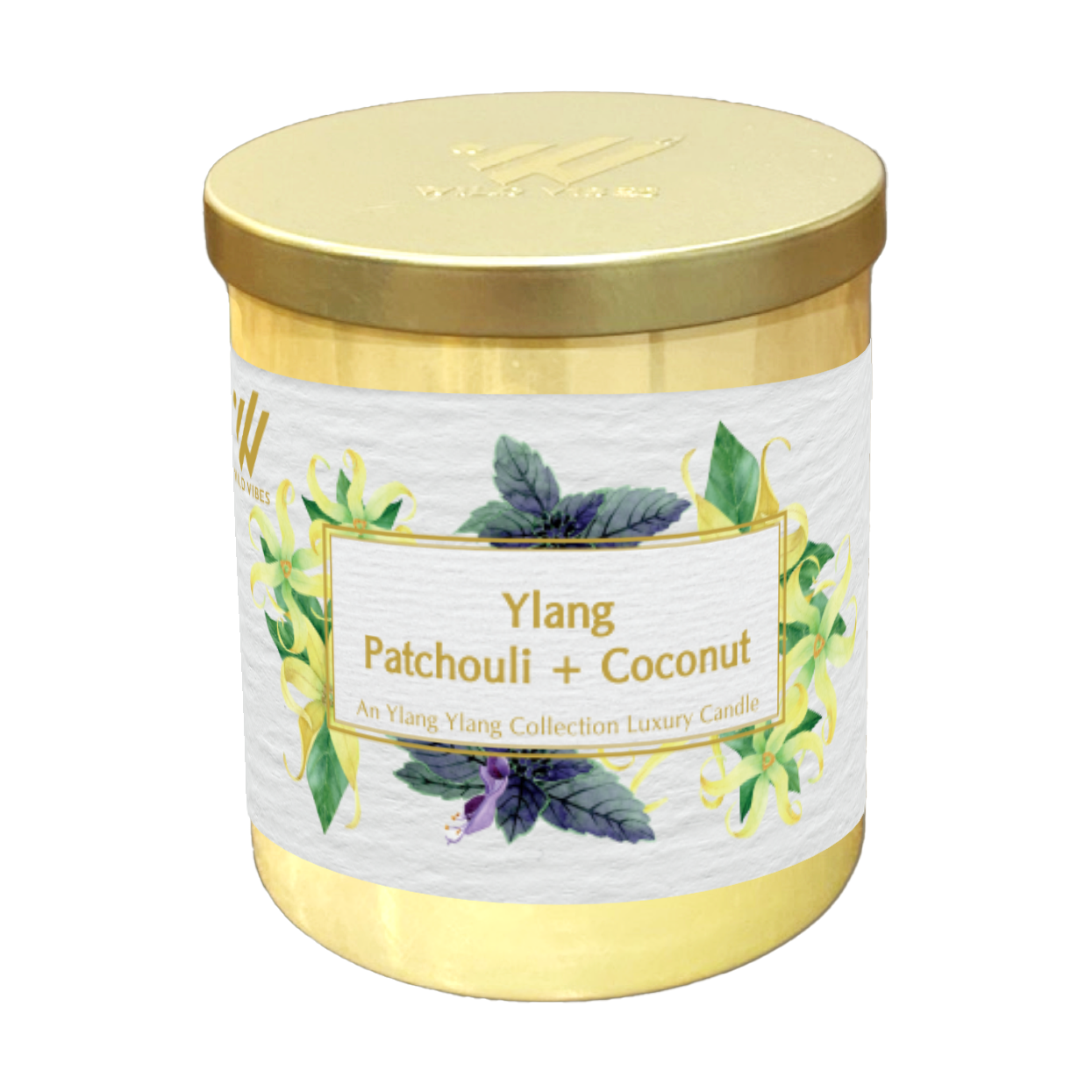 Ylang Patchouli + Coconut Soy & Coconut Candle