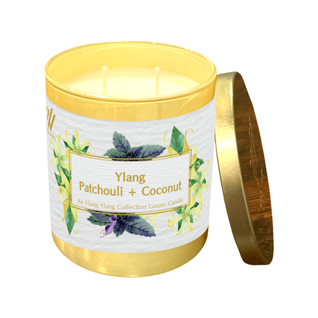 Ylang Patchouli + Coconut Soy & Coconut Candle