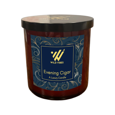 Evening Cigar Soy Coconut Candle - 8.5 oz.