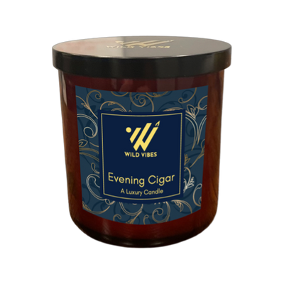 Evening Cigar Soy Coconut Candle - 8.5 oz.