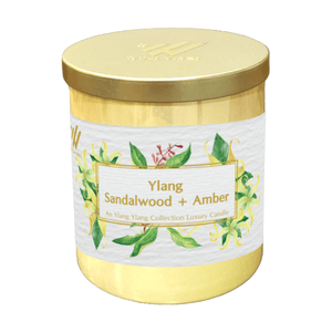 Ylang Sandalwood + Amber Coconut & Soy Candle - Wild Vibes Home & Body