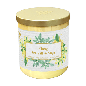 Ylang Sea Salt + Sage Soy & Coconut Candle - Wild Vibes Home & Body